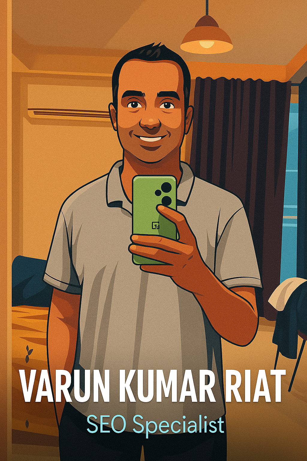 Varun Kumar Riat, one of the top SEO Experts in India.