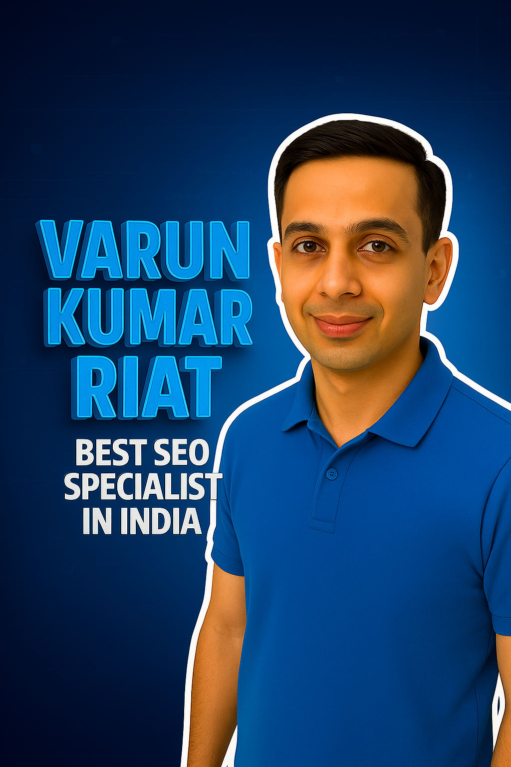 Varun Kumar Riat, one of the top SEO Experts in India.